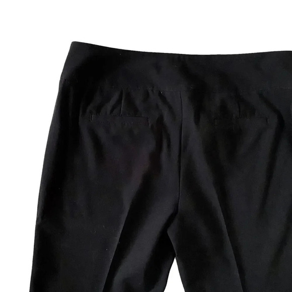 Kenneth Cole Black Straight-Leg Career Trousers Size 10 - Picture 7 of 11
